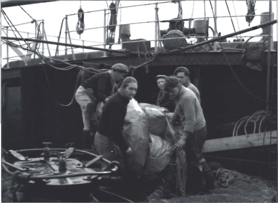 Mynd:Gúmbáturinn vakti mikla athygli skipverjanna á Hull City.png