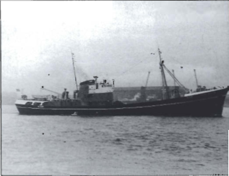 Mynd:AfIaskipið Somerset Maugham, H 329, 789 brl. Byggður 1960, með 2000 ha díselvél, 15 hnúta hraði.png