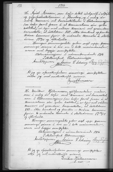 Mynd:Gjörðabók fyrir skólanefndina í Vestmannaeyja skólahéraði 1909-1932 172.jpg