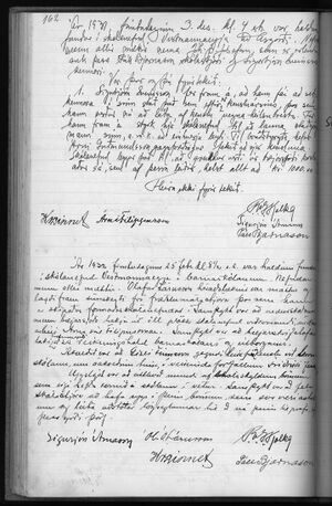 Gjörðabók fyrir skólanefndina í Vestmannaeyja skólahéraði 1909-1932 167.jpg