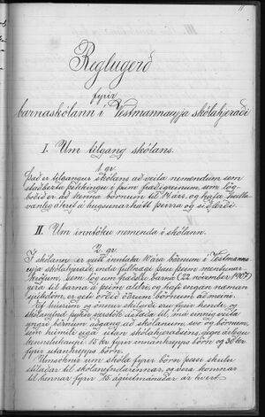 Gjörðabók fyrir skólanefndina í Vestmannaeyja skólahéraði 1909-1932 18.jpg