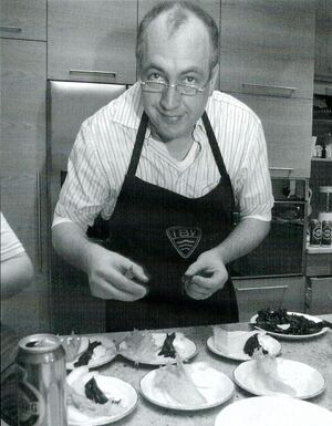 Binni að undirbúa Sdbl. 2009.jpg