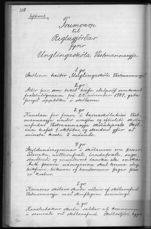 Gjörðabók fyrir skólanefndina í Vestmannaeyja skólahéraði 1909-1932 180.jpg
