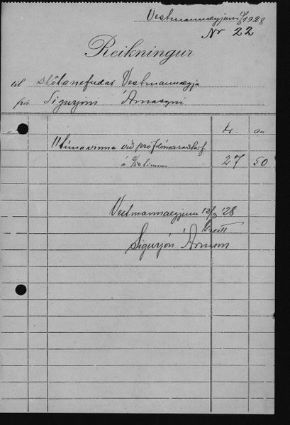 Mynd:Unglingaskólinn Reikningar 1927 - 1928 (2).jpg