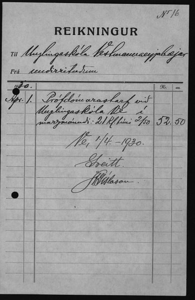 Mynd:Unglingaskólinn Reikningar 1929 - 1930 (7).jpg