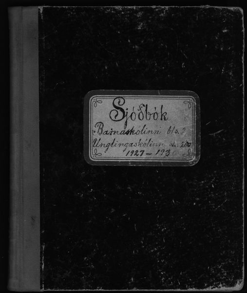 Mynd:Barnaskólinn Sjóðbók 1927 - 1931 (1).jpg