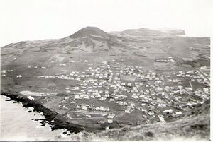 Horft af Heimakletti 1953.jpg