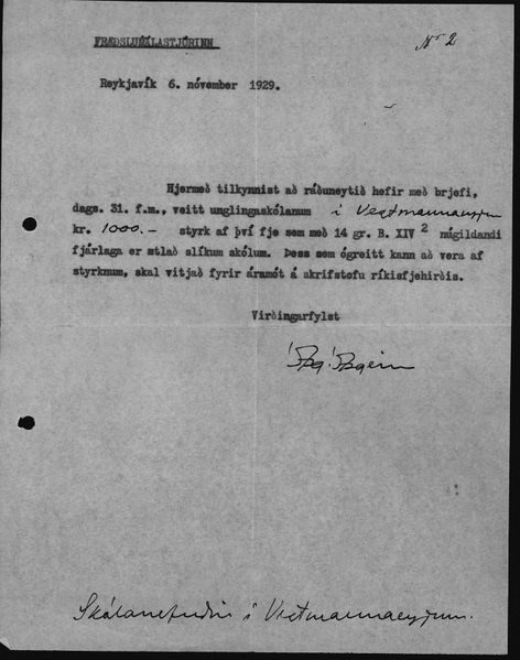 Mynd:Unglingaskólinn Reikningar 1929 - 1930 (20).jpg