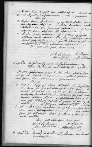 Gjörðabók fyrir skólanefndina í Vestmannaeyja skólahéraði 1909-1932 33.jpg