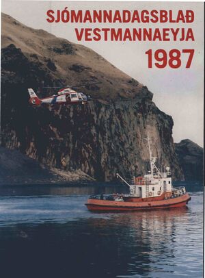 Sjómannadagsblað Vestmannaeyja 1987 Forsíða.jpg