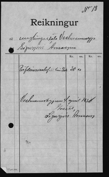 Mynd:Unglingaskólinn Reikningar 1929 - 1930 (5).jpg