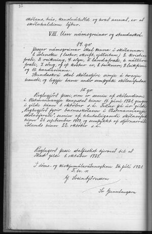 Gjörðabók fyrir skólanefndina í Vestmannaeyja skólahéraði 1909-1932 89.jpg