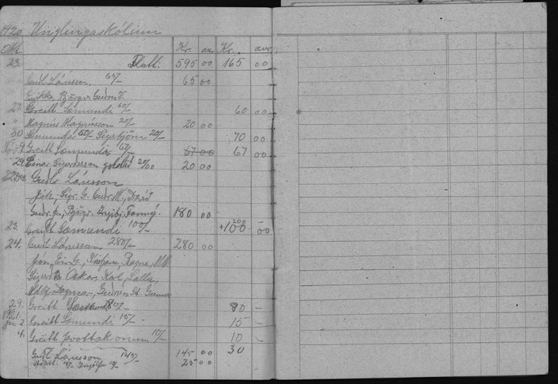 Mynd:Unglingaskólinn Minnisbók 1920 - 1924 (13).jpg