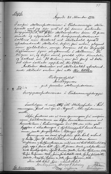 Mynd:Gjörðabók fyrir skólanefndina í Vestmannaeyja skólahéraði 1909-1932 54.jpg