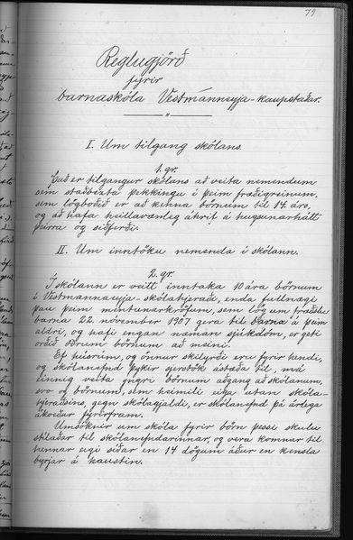 Mynd:Gjörðabók fyrir skólanefndina í Vestmannaeyja skólahéraði 1909-1932 86.jpg