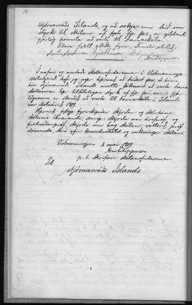 Mynd:Gjörðabók fyrir skólanefndina í Vestmannaeyja skólahéraði 1909-1932 25.jpg