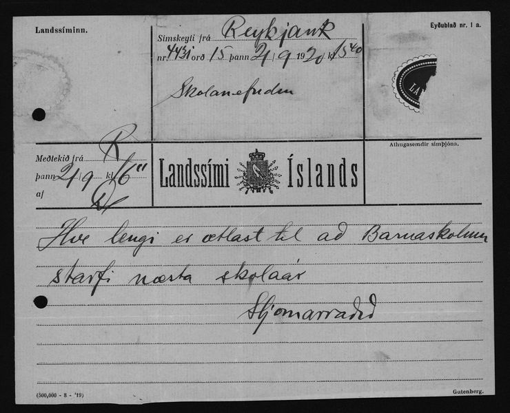 Mynd:Barnaskólinn Bréfasafn 1880 - 1930 (87).jpg