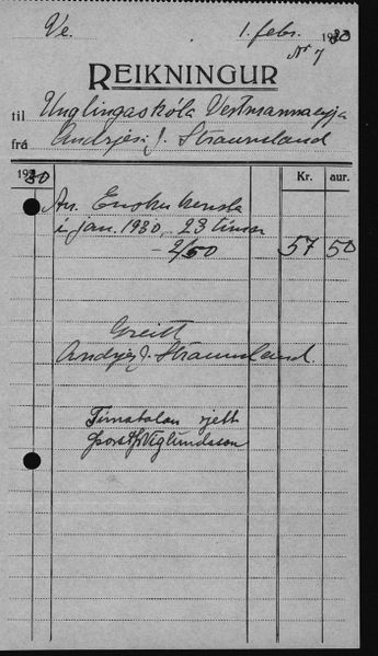 Mynd:Unglingaskólinn Reikningar 1929 - 1930 (16).jpg